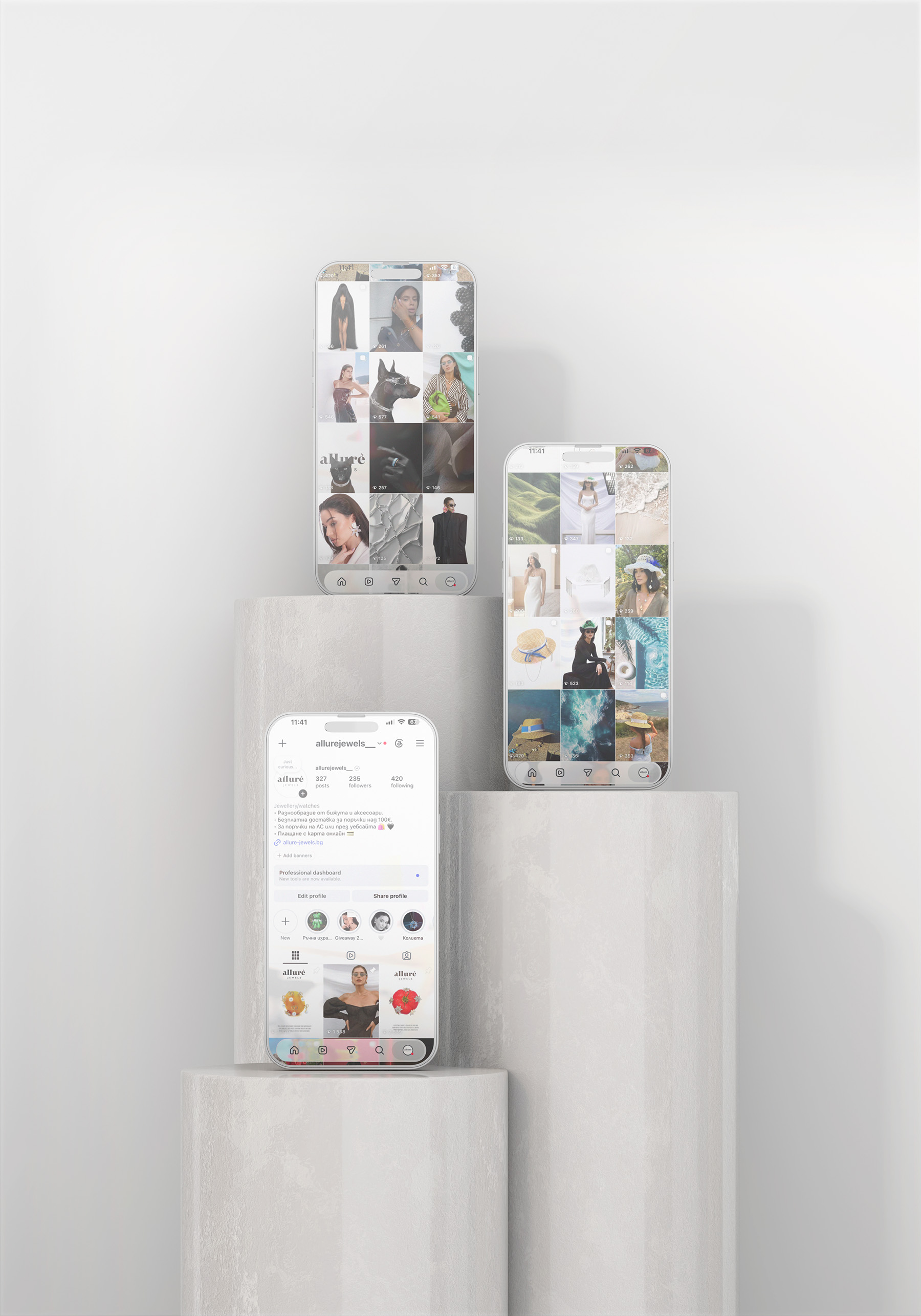 Spread grid — 12 columns, one voice.